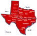 Delorme 3D TopoQuads split State Regions - Texas