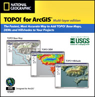 National Geographic TOPO! Multi-Layer Extension for ArcGIS